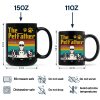 The Dog Father - Gift For Dog Dad, Dog Lovers - Personalized Black Mug The Dog Father - Gift For Dog Dad, Dog Lovers - Personalized Black Mug