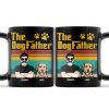 The Dog Father - Gift For Dog Dad, Dog Lovers - Personalized Black Mug The Dog Father - Gift For Dog Dad, Dog Lovers - Personalized Black Mug