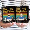 The Dog Father - Gift For Dog Dad, Dog Lovers - Personalized Black Mug The Dog Father - Gift For Dog Dad, Dog Lovers - Personalized Black Mug