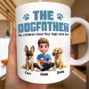 The Dogfather My Children Have Four Legs And Fur - Personalized Mug The Dogfather My Children Have Four Legs And Fur - Personalized Mug