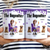 The Dogmother Dogfather - Personalized White Edge-to-Edge Mug