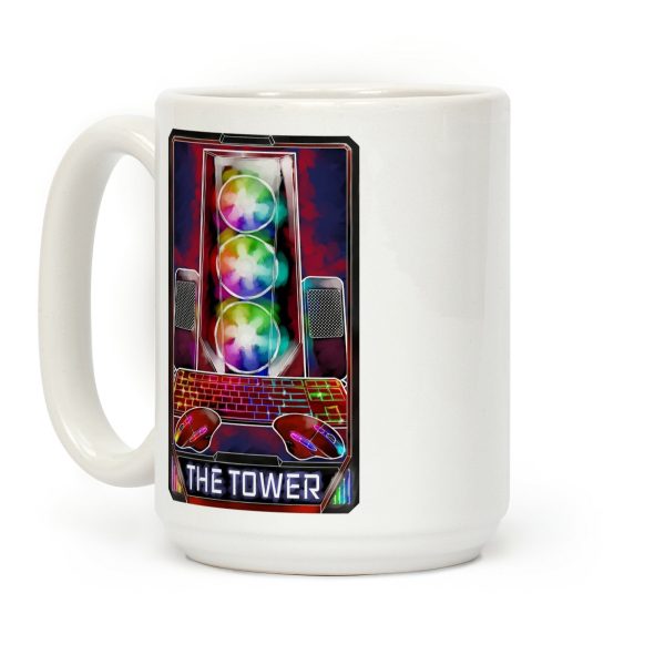 The Gaming Tower Tarot Card Coffee Mug The Gaming Tower Tarot Card Coffee Mug