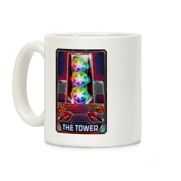 The Gaming Tower Tarot Card Coffee Mug The Gaming Tower Tarot Card Coffee Mug