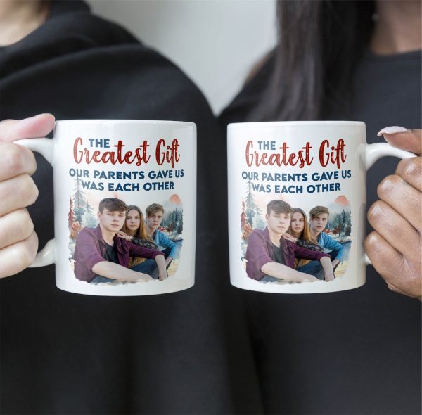 The Gift Our Parents Gave - Personalized Photo Mug The Gift Our Parents Gave - Personalized Photo Mug
