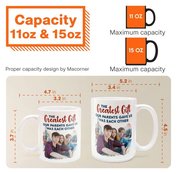 The Gift Our Parents Gave - Personalized Photo Mug The Gift Our Parents Gave - Personalized Photo Mug