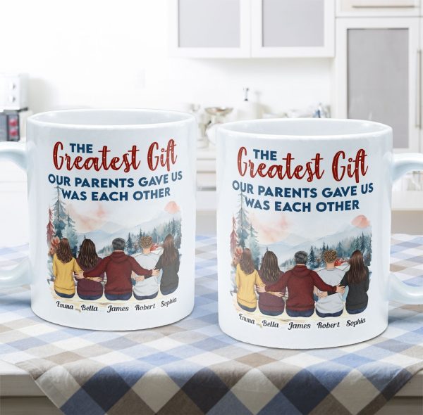 The Gift Our Parents Gave Us - Personalized Mug The Gift Our Parents Gave Us - Personalized Mug