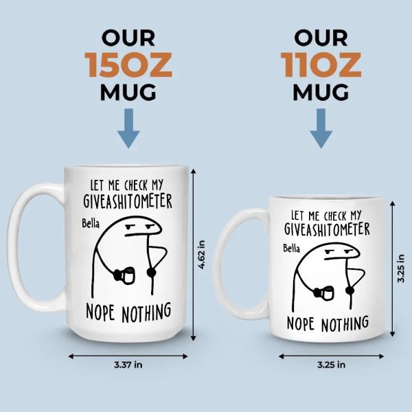 The Giveashitometer Says, Try Again Later - Friend Personalized Custom Mug - Christmas Gift, Birthday Gift For Best Friends, Family Members, Coworkers, Yourself The Giveashitometer Says, Try Again Later - Friend Personalized Custom Mug - Christmas Gift, Birthday Gift For Best Friends, Family Members, Coworkers, Yourself