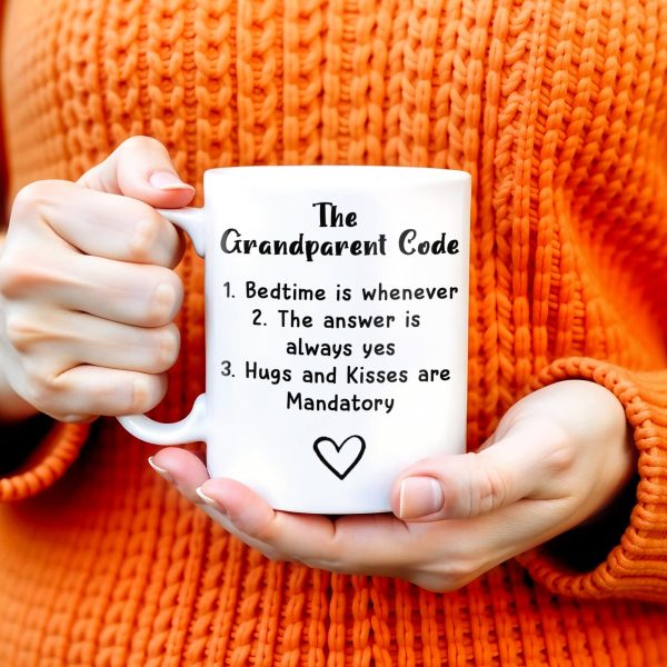 The Grandparent Code Heart Symbol Custom Mug - Personalized Custom Coffee Mug - GRM044_MG The Grandparent Code Heart Symbol Custom Mug - Personalized Custom Coffee Mug - GRM044_MG