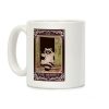 The Hermit Raccoon Tarot Card Coffee Mug The Hermit Raccoon Tarot Card Coffee Mug