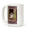 The Hermit Raccoon Tarot Card Coffee Mug The Hermit Raccoon Tarot Card Coffee Mug