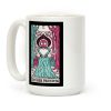 The High Priestess Flatwoods Monster Tarot Card Parody Coffee Mug