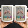 The Knitter Tarot Card Style With Yarn Balls - Personalized Custom Coffee Mug - HOB055_MG