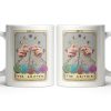 The Knitter Tarot Card Style With Yarn Balls - Personalized Custom Coffee Mug - HOB055_MG