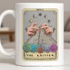 The Knitter Tarot Card Style With Yarn Balls - Personalized Custom Coffee Mug - HOB055_MG