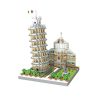 The Leaning Tower of Pisa Euro Constrution Micro Mini Building Blocks