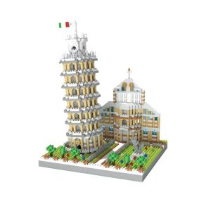 The Leaning Tower of Pisa Euro Constrution Micro Mini Building Blocks
