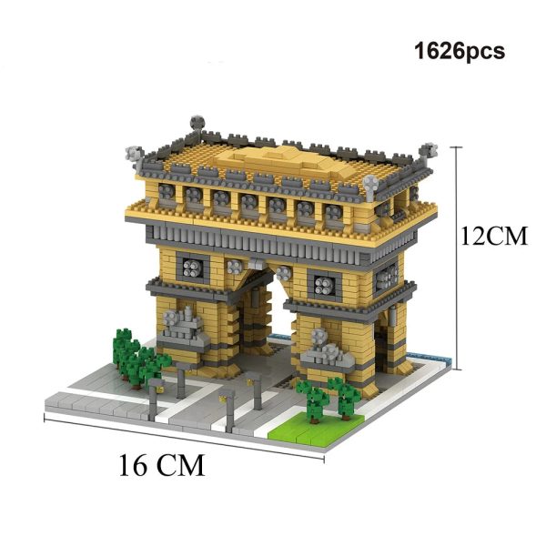 The Leaning Tower of Pisa Euro Constrution Micro Mini Building Blocks