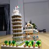 The Leaning Tower of Pisa Euro Constrution Micro Mini Building Blocks