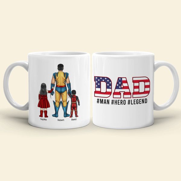 The Legend Dad Personalized Coffee Mug DR-WHM-04dnqn040523TM The Legend Dad Personalized Coffee Mug DR-WHM-04dnqn040523TM