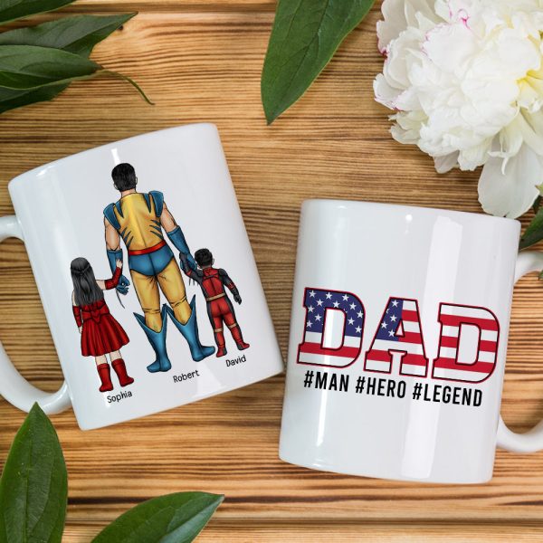 The Legend Dad Personalized Coffee Mug DR-WHM-04dnqn040523TM The Legend Dad Personalized Coffee Mug DR-WHM-04dnqn040523TM