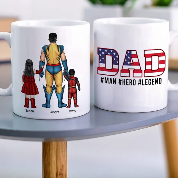 The Legend Dad Personalized Coffee Mug DR-WHM-04dnqn040523TM The Legend Dad Personalized Coffee Mug DR-WHM-04dnqn040523TM