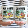 The Legend Has Retired Vintage - Personalized Mug The Legend Has Retired Vintage - Personalized Mug