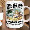 The Legend Has Retired Vintage - Personalized Mug The Legend Has Retired Vintage - Personalized Mug