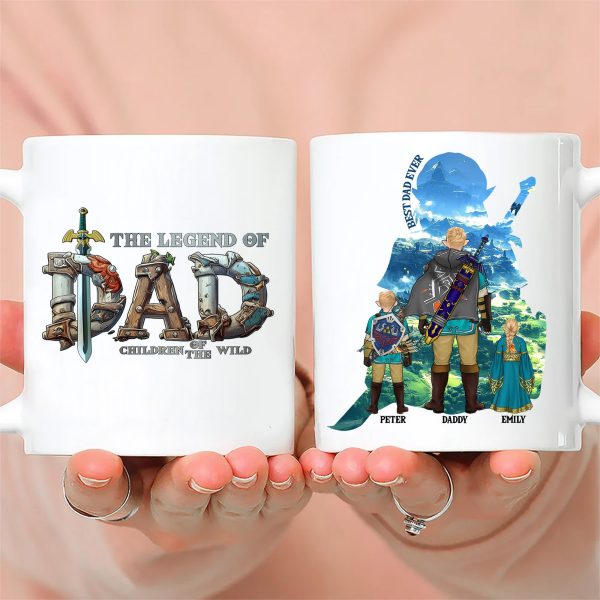 The Legend Of Dad Zelda - Personalized Mug - Gift for Dad, Grandpa, Husband | CL07 NH96 The Legend Of Dad Zelda - Personalized Mug - Gift for Dad, Grandpa, Husband | CL07 NH96