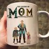 The Legend Of Mom Children Of The Kingdom Zelda - Personalized Mug - Gift for Mom, Grandma, Wife | CL07 NH96 The Legend Of Mom Children Of The Kingdom Zelda - Personalized Mug - Gift for Mom, Grandma, Wife | CL07 NH96