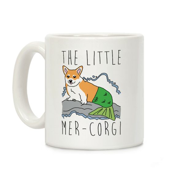 The Little Mer-Corgi Parody Coffee Mug The Little Mer-Corgi Parody Coffee Mug