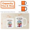 The Love Between A Mother & Daughters - Personalized Mug The Love Between A Mother & Daughters - Personalized Mug
