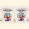 The Love Between A Mother & Daughters - Personalized Mug The Love Between A Mother & Daughters - Personalized Mug