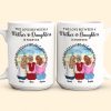 The Love Between A Mother & Daughters - Personalized Mug The Love Between A Mother & Daughters - Personalized Mug