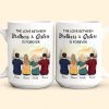The Love Between Brothers & Sisters Is Forever - Personalized Mug The Love Between Brothers & Sisters Is Forever - Personalized Mug