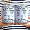 The Love Between Mother & Daughter Knows No Distance Toile - Personalized White Edge-to-Edge Mug The Love Between Mother & Daughter Knows No Distance Toile - Personalized White Edge-to-Edge Mug