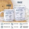 The Love Between Mother & Daughter Knows No Distance Toile - Personalized White Edge-to-Edge Mug The Love Between Mother & Daughter Knows No Distance Toile - Personalized White Edge-to-Edge Mug