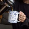 The Love Between Mother & Daughter Knows No Distance Toile - Personalized White Edge-to-Edge Mug The Love Between Mother & Daughter Knows No Distance Toile - Personalized White Edge-to-Edge Mug