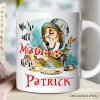 The Mad Hatter Tea Party Personalized Mug, Vintage 1860s Alice's Adventure in Wonderland The Mad Hatter Tea Party Personalized Mug, Vintage 1860s Alice's Adventure in Wonderland