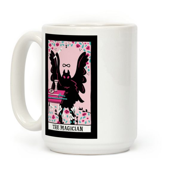 The Magician Mothman Tarot Coffee Mug The Magician Mothman Tarot Coffee Mug