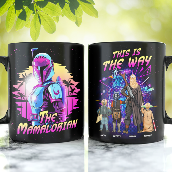 The Mamalorian This Is The Way - Personalized Ceramic Mug - Gift For Mom, Grandma | CL08.Ver3 HN02