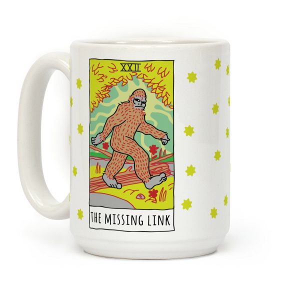 The Missing Link Bigfoot Tarot Coffee Mug The Missing Link Bigfoot Tarot Coffee Mug
