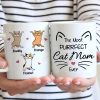 The Most Purrfect Cat Mom - Funny Personalized Cat Mug