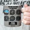 The Only Six Pack I'll Ever Need - Personalized White Mug - Gift For Pilot The Only Six Pack I'll Ever Need - Personalized White Mug - Gift For Pilot