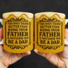 The Only Thing Better Than Being Your Father Is Watching You Be A Dad, Beer Mug Design - Personalized Custom Coffee Mug - DAD125_MG