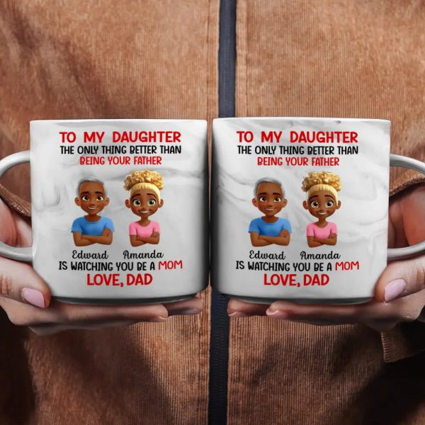 The Only Thing Better Than Being Your Mother Father - Personalized Marble Mug The Only Thing Better Than Being Your Mother Father - Personalized Marble Mug