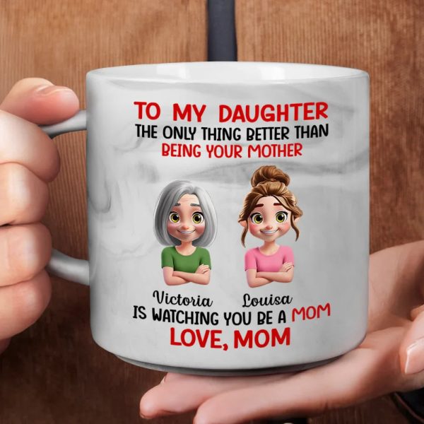 The Only Thing Better Than Being Your Mother Father - Personalized Marble Mug The Only Thing Better Than Being Your Mother Father - Personalized Marble Mug