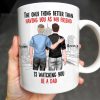 The Only Thing Better Than Having You As My Friend, Two Adult Males and Cityscape - Personalized Custom Coffee Mug - BST170_MG