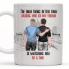 The Only Thing Better Than Having You As My Friend, Two Adult Males and Cityscape - Personalized Custom Coffee Mug - BST170_MG