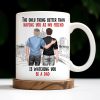 The Only Thing Better Than Having You As My Friend, Two Adult Males and Cityscape - Personalized Custom Coffee Mug - BST170_MG
