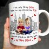The Only Thing Better Than Having You As My Wife, Skyline and Cartoon Couple - Personalized Custom Coffee Mug - WIF049_MG